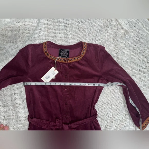 Johnny Was kappa midi dress cotton  NWT Size‎ XS - Picture 6 of 9